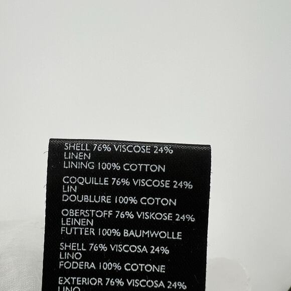 Pilcro Skirt Womens L Boho Ruffle Tie Dye Blue‎ White Peasant Feminine Smocked - Picture 7 of 8